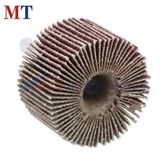 5 Pack Shank Mounted Flap Wheels 120 Grit Aluminum Oxide 1-1/2″x1″x 1/4″