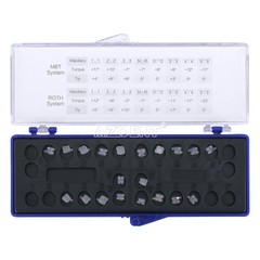 AZDENT Dental Orthodontic Ceramic Bracket Braces Roth MBT 0.022/ 018 Hooks 3 4 5