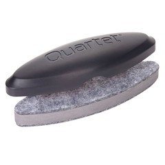 Quartet 2-in-1 Whiteboard & Chalkboard Eraser: 2 in. x 6-1/2 in. (Black)