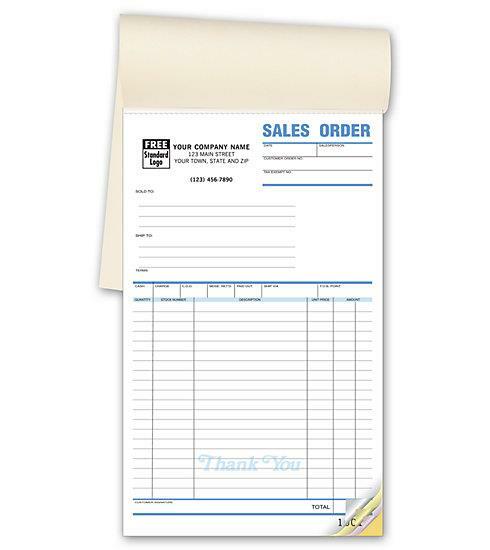 Classic Booked Sales Order / 6.5″ x 10.5″ / NEBS Deluxe 82