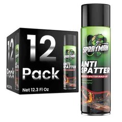 Sprayman Anti Spatter Spray, 12.3 fl oz – 12 Pack