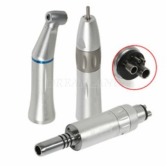 Dental Slow Low Speed Handpiece Inner Straight Contra Angle Air Motor 4Holes WY4