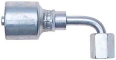 12G-12FJX90S MegaCrimp Coupling Female JIC 37 Flare Swivel – 90 Bent Tube