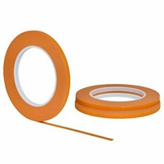 3 pack 1/4″ .25 inch x 60yd (6mm x 55m) Thin STIKK Orange Painters Masking Tape