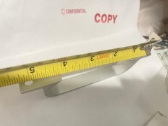 Aluminum drawer, door, cabinet, Pull Handle 5 1/2″L x 1/2″W x 1 1/4″ H (2F)