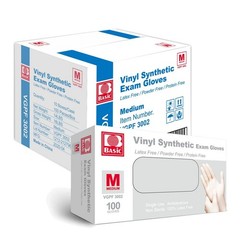 Disposable Gloves Vinyl Basic Synmax Exam Gloves Powder-Free Latex-Free
