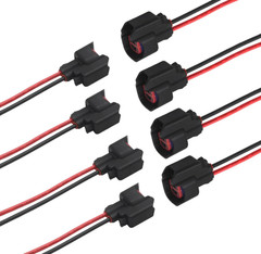 8 Pack Fuel Injector Kits Pigtail Connector Replacement for Ford F Series 150 19