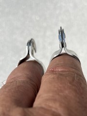 Handy Twine Knife Co. Safety Cutter Finger Ring Fixed Blade Size 9 Lot of 2