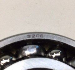 NTN 3206 Angular Contact Ball Bearing Double Row 30mm ID X 62mm OD X 0.9370in W