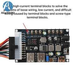20/24Pin ATX Power Adapter Board Desktop Chassis ATX Power Supply Breakout Board