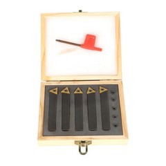 1/2″ Indexable Carbide Insert Turning Tooling Bit 5Pack Holder Set For Lathe New