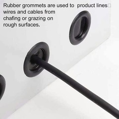 Rubber Grommet Firewall Hole Plug Electrical Wiring Gasket Assortment Kit 170pcs