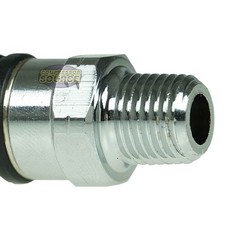 Milton 1/4″ MNPT Variable Angle Swivel M-Style Anti-Kink Rotating Plug S-99681-4