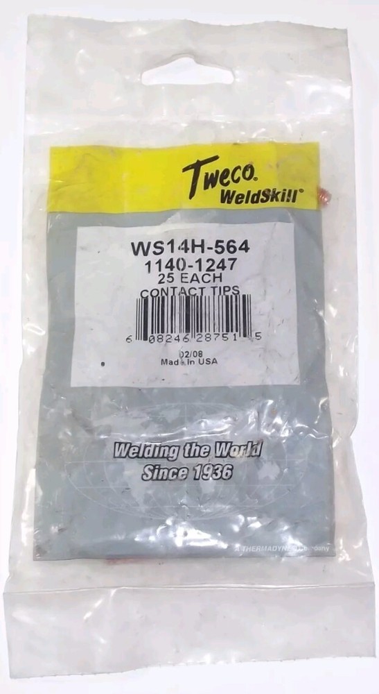 SET LOT 25 Tweco WS14H564 2.0MM Welding Contact TIPS MIG 1140-1209 FREE SHIP USA