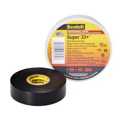 3M Scotch Super 33+ Electrical Tape – 3/4 in X 52 Ft, Premium Grade All-Weather