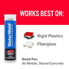 J-B Weld 8277 WaterWeld Epoxy Putty Stick – 2 oz.