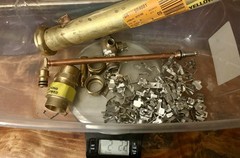 7 Lbs Of Clean Yellow Brass Plated Brass & Bronze Scrap For Smelt Or Crafts