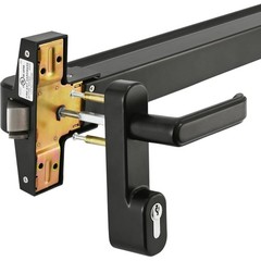 Commercial Panic Exit Push Bar 1710P w/ Lever Handle – UL10C, Grade 1 Steel