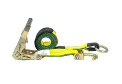 Mytee Products (4 Pack) 2″ x10′ Lasso Ratchet Strap with J Finger Hook Wheel …