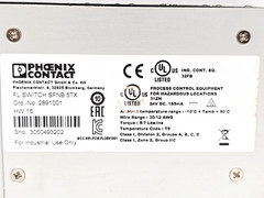 2891001 PHOENIX CONTACT SWITCH ETHERNET FL SWITCH SFNB 5TX LOT OF 2
