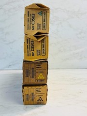 4 Genuine Ricoh MPC3503,C3003,C3504 CMYK Toners 841813, 841814, 841815, 841816