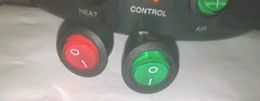 Volcano Classic POWER & HEAT/AIR Replacement Both Red & Green Switches, 120VAC