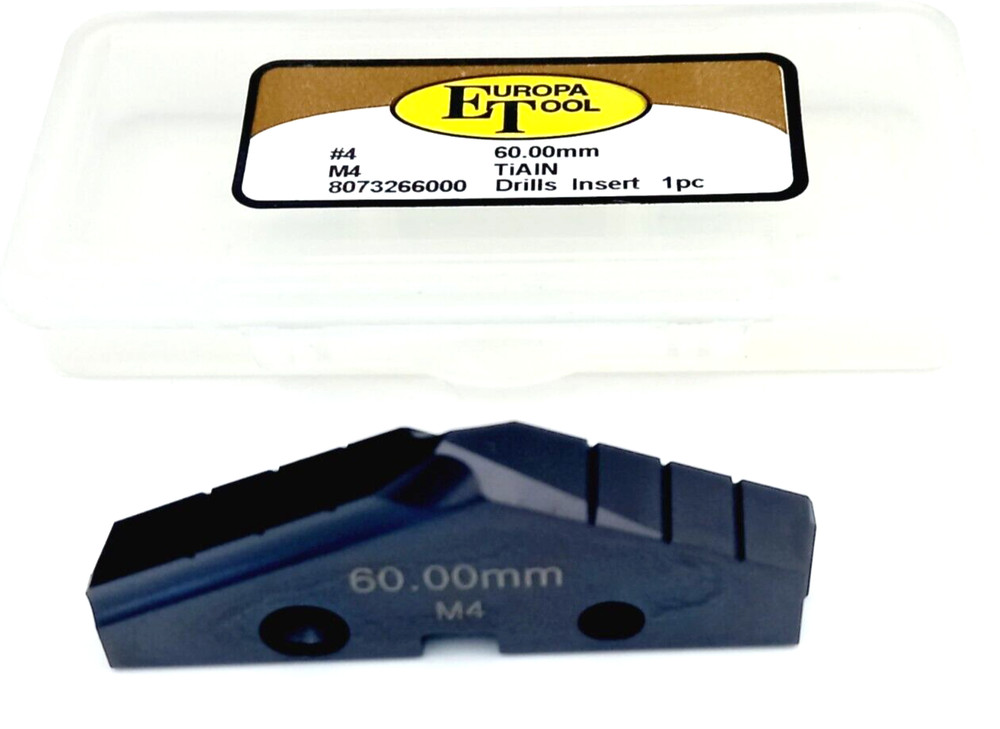 60.00mm SPADE DRILL INSERT HSS COBALT TIALN COATED