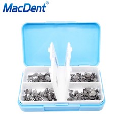 200Pcs MacDent Dental Orthodontic Sgl Buccal Tube Roth.022 1st Molar Non-Conv