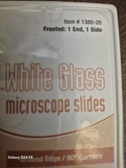 Globe Scientific 1380-30 Diamond White Frosted Microscope Slides NEW Open Box