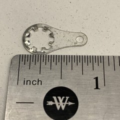 (50-Pack) Solder Tab Ground Terminal Lockwasher Lock Washer Lug #10 Stud 1/4″ ID