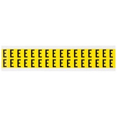 BRADY 3420-E Letter Identification Card,E,PK32 4T708