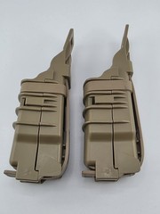 Fast Mag P/N 1687 Molle One Magazine Holder Coyote Brown Tan Set Of 2 Pouches