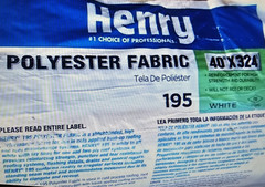 Roof 40″ x 324-Feet Heavy Duty Fabric Polyester Contouring Roof #195 White