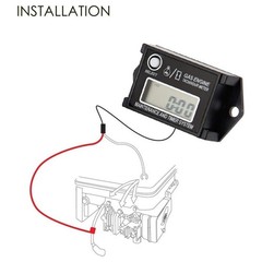 25000 RPM Tachometer Hour Meter IP68 With Maintenance Reminder For Snowmobile