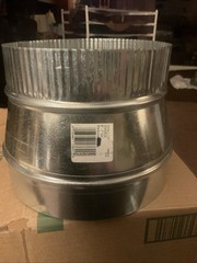 Imperial 8”x7” Reducer Galvanized Steel HVAC Duct 26 Gauge