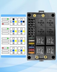 Durable Nylon Housing, Removable Slots, Pre-Wired for Easy Installation
