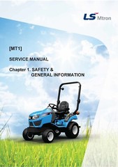 122 125 Tractor Service Manual Fits LS Mtron MT122 MT125 MT1 Series