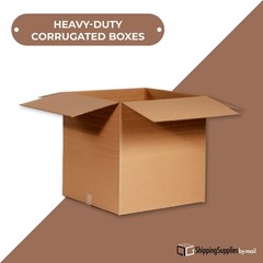 25 Multi-Depth Corrugated Boxes – 16 x 12 x 12, Brown ECT-32