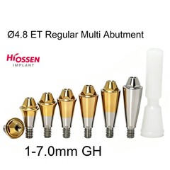 Titanium Dental Multi-Unit Straight Abutment 4.8 Fit Hiossen Osstem Mini/Regular