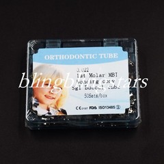 Dental Orthodontic Buccal Tube 1st/2nd Molar Single Bondable Roth/MBT 022/018