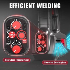 AWT 100A Handheld Flux Core MIG Welder, Portable Welding Machine,Inverter Wire
