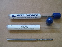 4 FLUTE UNIVERSAL APPLICATION 2MM(.0787″)x25MM LOCx75MM END MILL, LOT OF 2 “NEW”