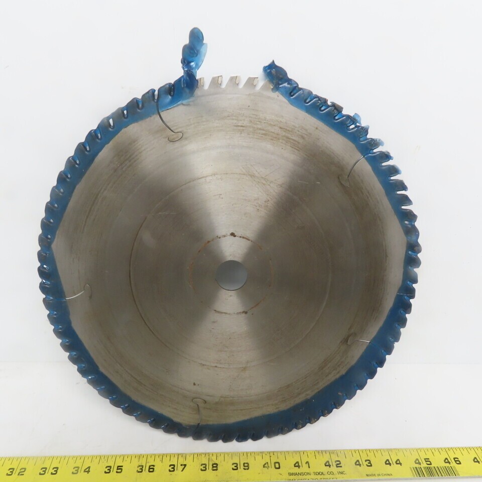 12″ Diameter 1″ Bore 72 Tooth Carbide Tipped Circular Saw Blade Resharpened