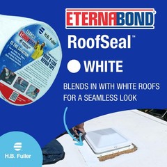 EternaBond RoofSeal White 4″ x25′ MicroSealant UV Stable RV Roof Seal Repair