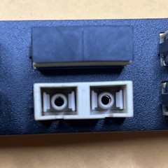 Leviton 5F100-6BC Duplex Opt-X SDX Precision Molded Fiber Optic Adapter Plate