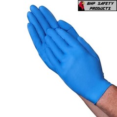 Blue Nitrile Disposable Exam Grade Gloves – Chemo Tested – 6.0 mil – Box of 100