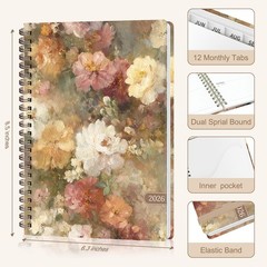 2026 Planner, Weekly and Monthly Calendar Planner Agenda, Jan 2026 Dec 2026,…