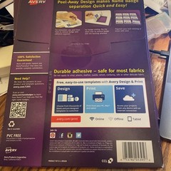 Avery 2-1/3″ x 3-3/8″ Matte White, 400 Printable Name Tags