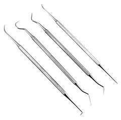 New 4pc Dental Picks Probe Wax Carver Set # DD310C * US FREE SHIPPING *