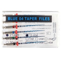 Dental Niti Rotary Files Endodontic V Blue Engine Use Root Canal Files 21/25mm